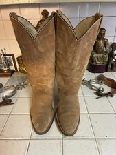 FRYE MADE IN USA VINTAGE RANCH HAND RODEO DANCE Cowboy Boots 8.5 D