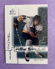 2000-01 UD SP GAME USED NEW STYLE MARC-ANDRE THINEL RC ROOKIE #85 /900 MONTREAL