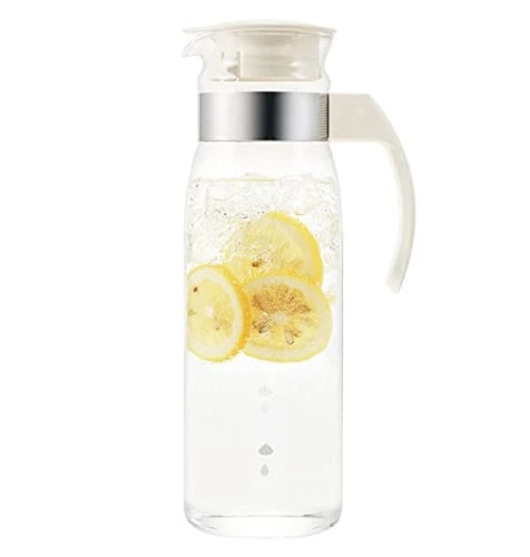 Pote Geladeira HARIO Slim N 1400ml Off-White Fabricado no Japão RPLN-14-OW Novo - Imagem 4 de 4