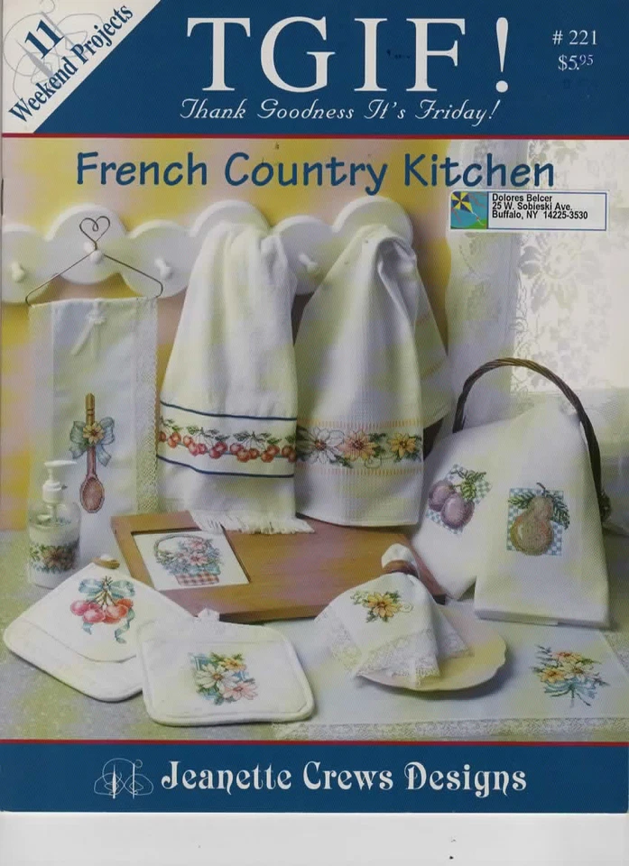 JEANETTE CREWS DESIGNS Counted Cross Stitch PATTERN CHART BOOK ONLY Your Choice - Image 4 of 4