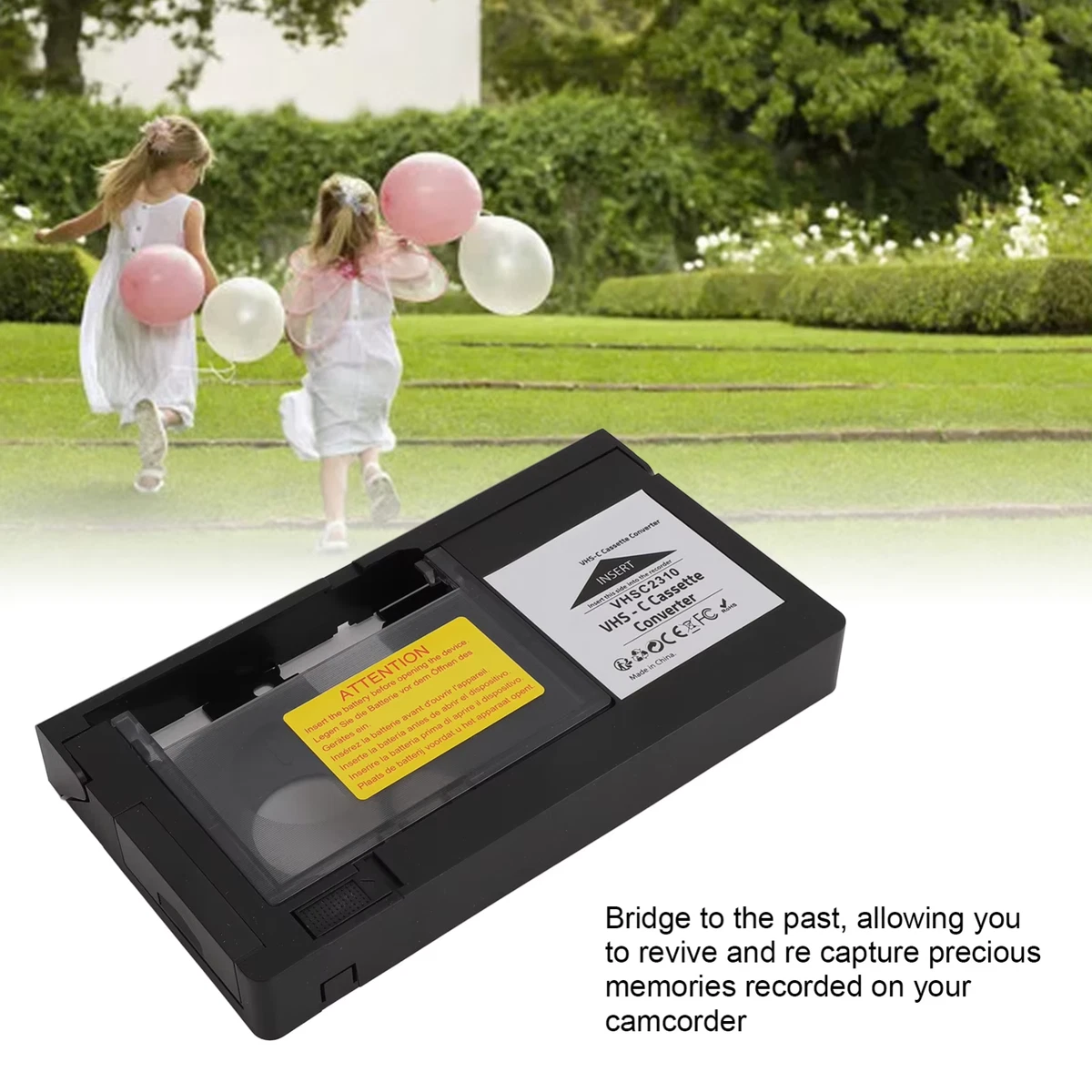 Adaptateur Cassette Panasonic VHS-C Vers VHS (H-310) – Pour Caméscope, Occasion état Impeccable