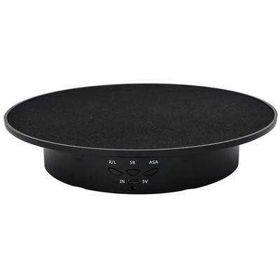 Qinmay 360Degree Electric Rotating Turntable, Rechargeable Low Noise Adjustab...