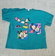Vintage Mickey Unlimited Land and Sea Mickey Minnie Mouse T Shirt 1X