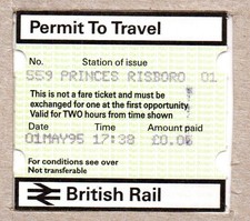 Princes Risborough 01 - PERTIS Permit to Travel - Bucks HP27 - now Chiltern Rlys