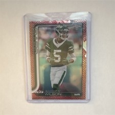 Topps Chrome Garrett Wilson Pigskin #235 New York Jets NFL Football Card