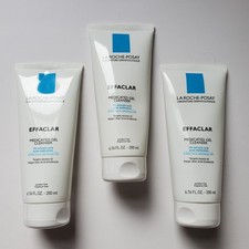 Lot Of 3 La Roche Posay Effaclar Medicated Gel Acne Cleanser Exp 02/2028 W/ LHA