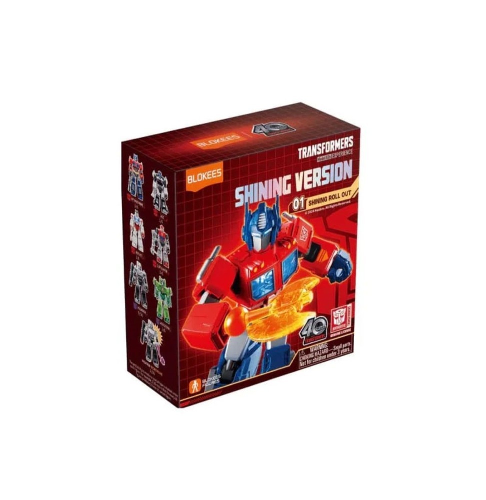 Figurine Transformers Blokees Shining Version 01 Pack de 6 en PVC