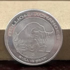 Bullion Exchanges Bull vs Bear 1 oz .9999 Silver Rounds Lot of 1 - 1 oz Total