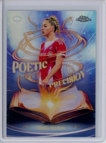 2025-26 TOPPS CHROME UEFA WOMEN'S UWCL POETIC PRECISION GIULIA GWINN #6