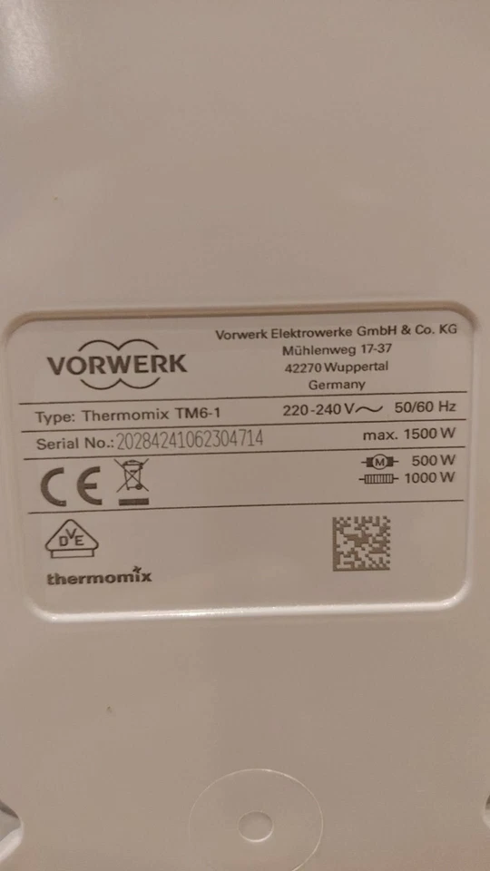 Vorwerk Thermomix TM6, photo 2 of 5
