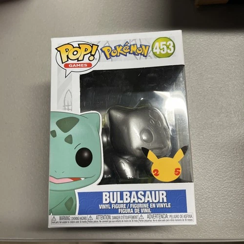 Funko Pop! Vinyl: Pokémon - Bulbasaur (Silver) Metallic) #453