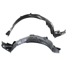 Set of 2 Fender Liner For Acura TL 2004-2008 Front LH & RH Inner Plastic Liner