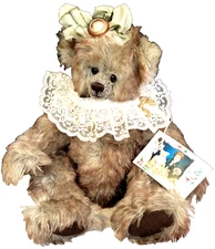 SERSHA BEARS (Serieta Harrell) ~ Artist Made (OOAK 1/1) Fudge Swirl MOHAIR TEDDY