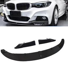 Black Front Bumper Spoiler Lip Splitter For BMW 3 Series GT F34 2014-2019 2015