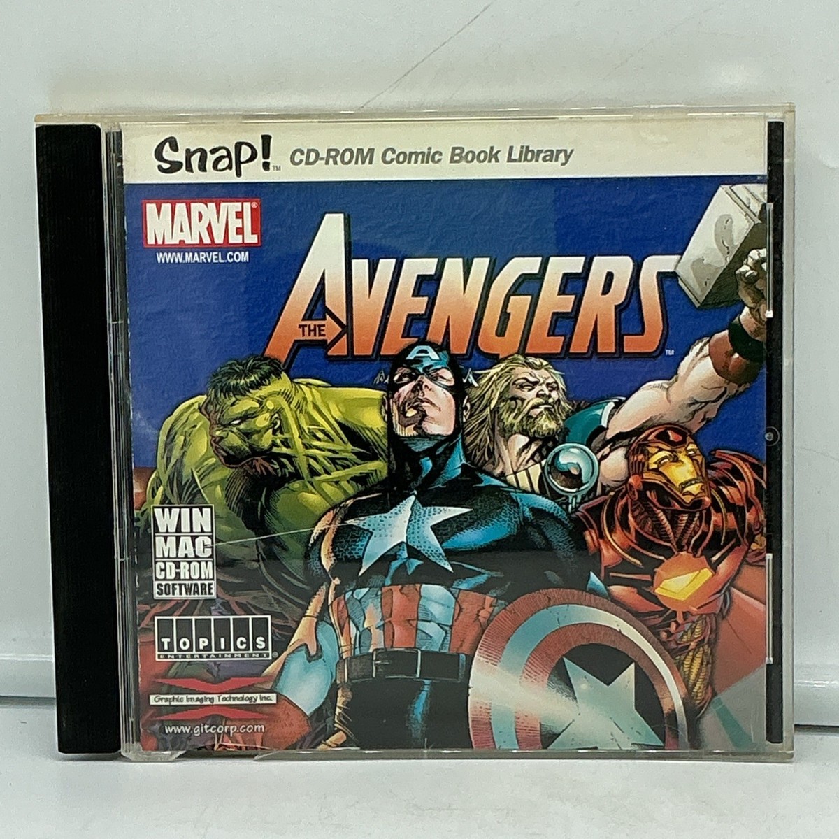 MARVEL COMICS CD-ROM Lot of 3: Incredible Hulk, Avengers, & X-Men