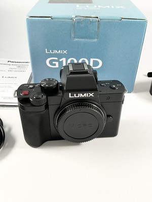 パナソニック LUMIX G100Dボディ+25mm単焦点 三脚付き【最終値下げ