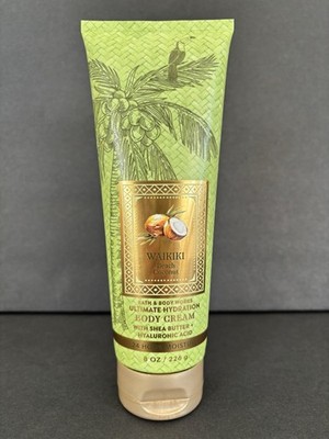 BRAND NEW Bath and Body Works Waikiki Beach Coconut Body Cream 8 oz
