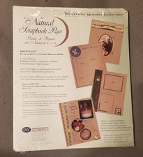 CREATIVE MEMORIES 8 1/2 x 11 Natural Refill Pages 15 Sheets/30 Pages Opened Pack