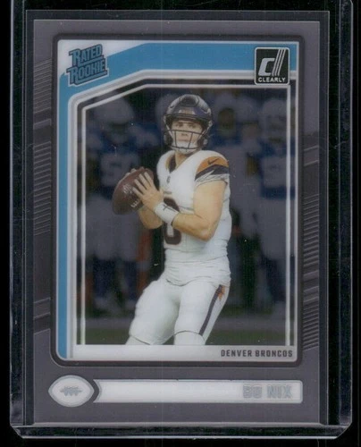 2024 Clearly Donruss #56 Bo Nix FOOTBALL Denver Broncos