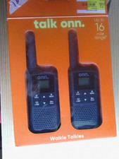 New Onn Walkie Talkies 16 Mile Range: NOAA Weather, Batteries Not Included