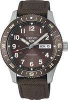 Seiko 5 Sports Field Herrenuhr Automatik Tag Datum Nylon Braun HDB009K1