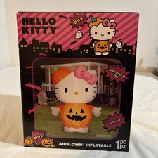 Sanrio Hello Kitty Halloween 4.5 Ft Lights Up Airblown Inflatable New