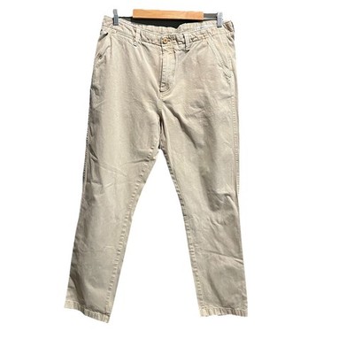 Outerknown Beige  5-Pocket Men's Chino Pants Size 34
