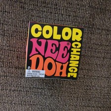 Schylling Nee Doh Fidget Toy Color Change Stress Relief Squishy Ball New Pink