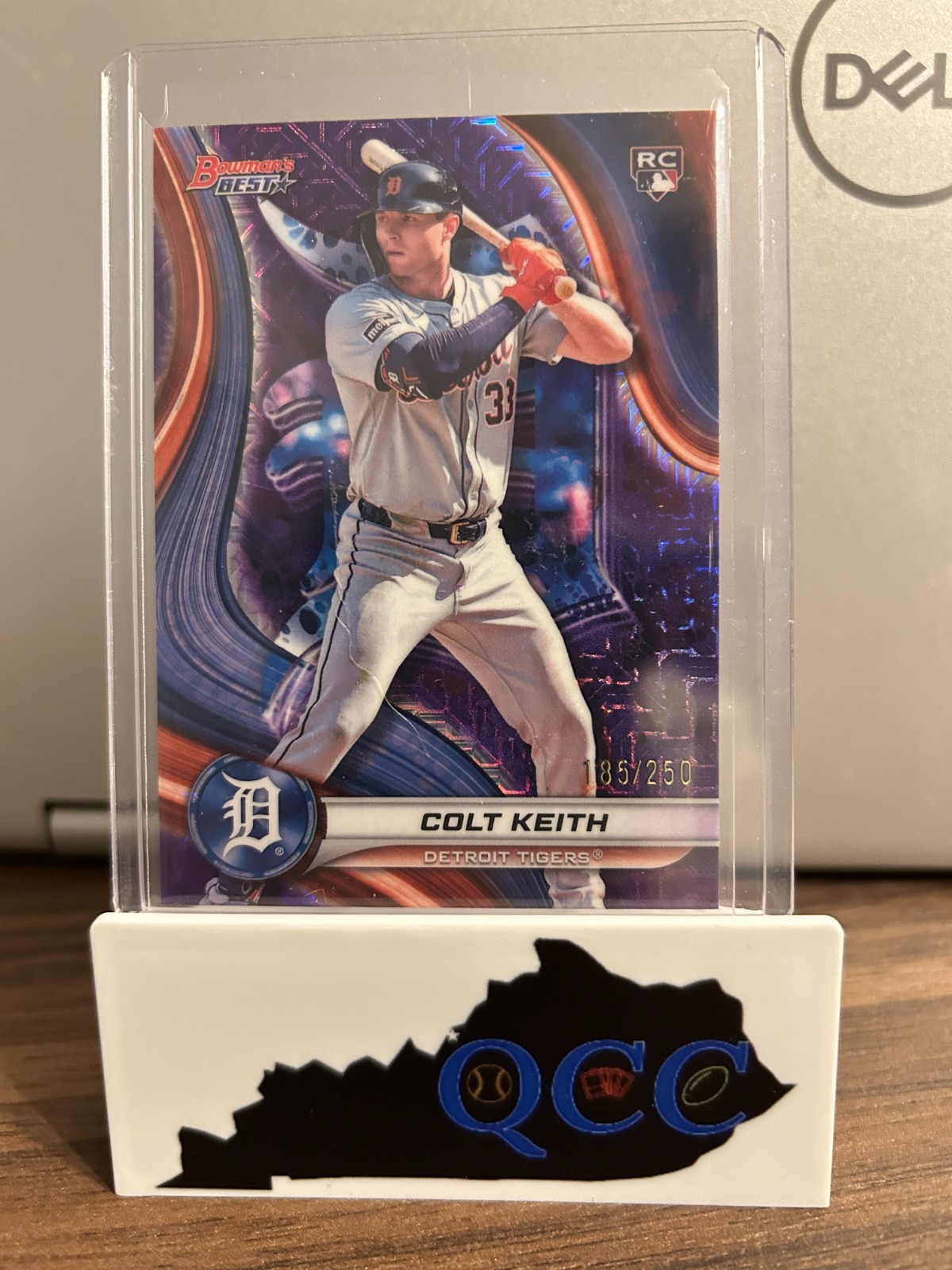 2024 Bowman's Best - Colt Keith #28 Purple Mojo Refractor /250 (RC)