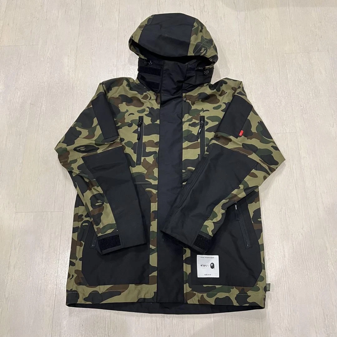 A BATHING APE (BAPE) Giacca A BATHING APE WTAPS Collab UOMO Giappone taglia 80 usata in ottime condizioni