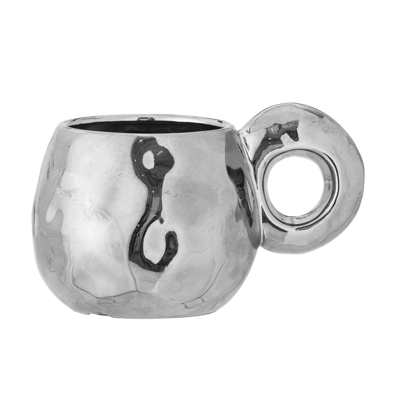 Bloomingville Silber Becher Keramik Shine - Bild 3