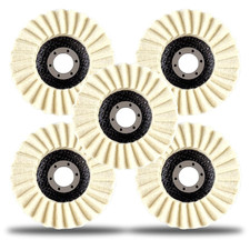 Polishing Wheel,Wool Felt Flap Polishing Disc,. Inch Wool Polishing Pad for Angl