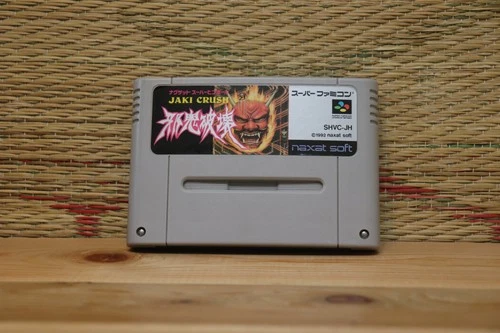 Jaki Hakai Jaki Crush Pinball Nintendo Super Famicom SFC Very Good Condition!
