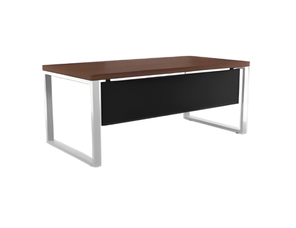 Moderner Schreibtisch Braun Schwarz Workstation Arbeitsplatz Arbeitsplatz-image