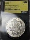 1904-O NGC MS62 Morgan Dollar, Sealed Bag, Live on WhatNot Slab, Peripheral Tone