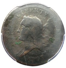 1793 Liberty Cap Flowing Hair Half Cent 1/2C - PCGS VG Detail - Rare Coin!