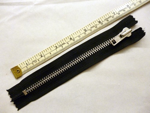 Reißverschluss, Reißverschluss, schwer 8, geschlossenes Ende, Metall YKK, schwarz 3,4,5,6,7,8,9,10,12,15,20" - Bild 10 von 17