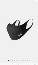 NWT NEW Under Armour Black Face Mask Sports Mask Small / Medium Unisex ISO CHILL