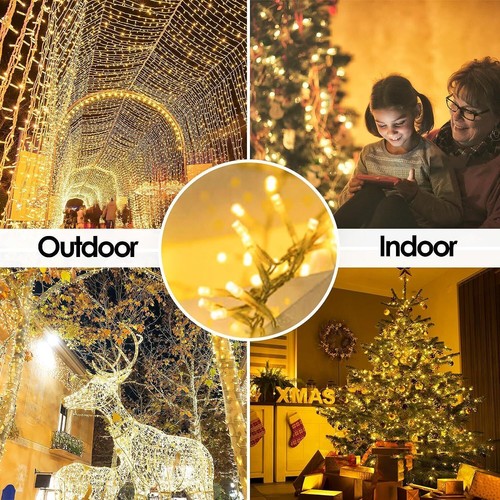 Mains Plug In Fairy String Lights 10-100M LED Xmas Party Garden Wedding Outdoor - Picture 7 of 18