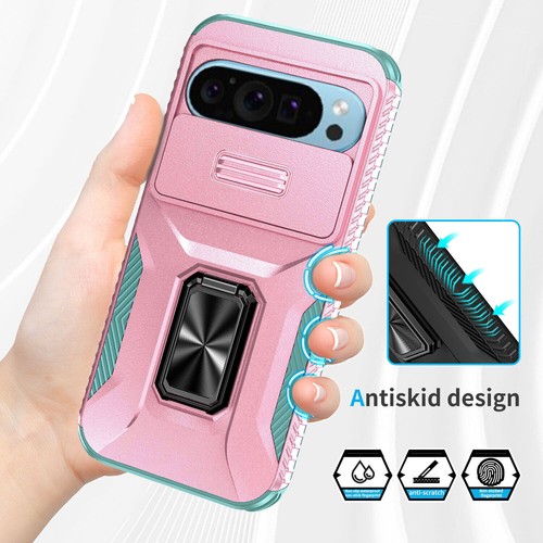 Magnetic Shockpoof Hard PC Phone Case With Kickstand For Google Pixel 9 8 Pro 7a - Bild 66 von 71