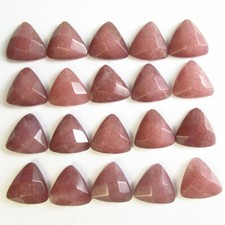 20Pcs 12x4mm Faceted Purple Aventurine Triangle Cab Cabochon B65459