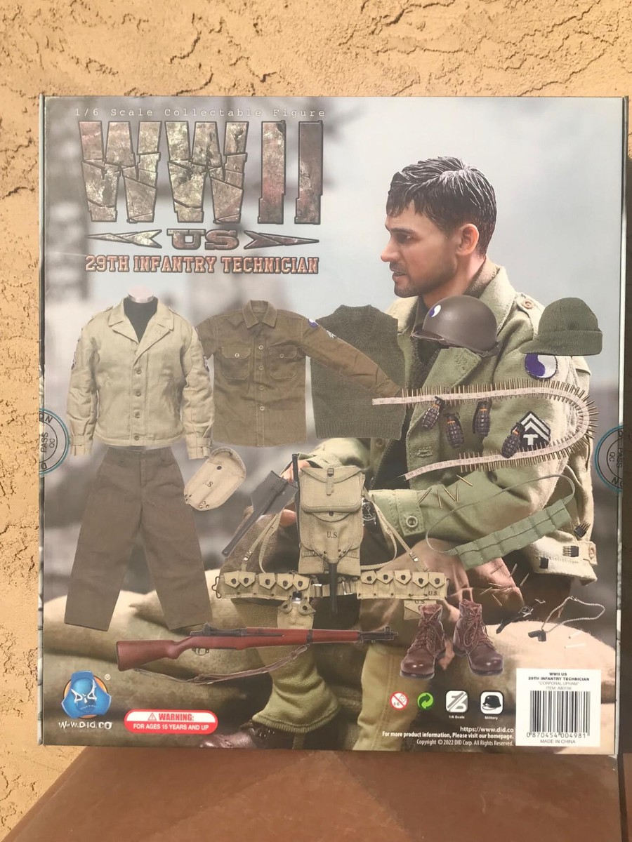 DID A80156 WWII US 29th Infantry Technician – Corporal Upham 1/6