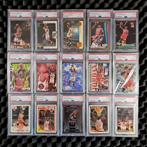 Michael Jordan 15 Graded Card Lot PSA 9 Mint Iconic Sp Inserts Rare Investment🔥