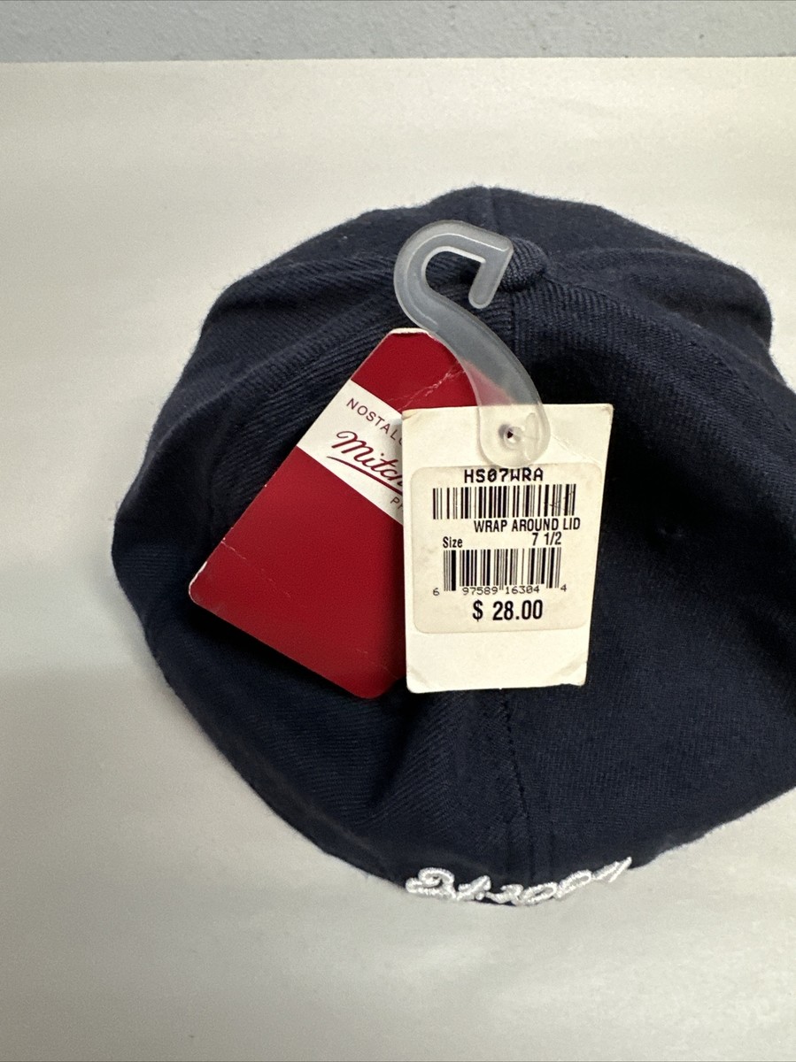 nostalgia co. mitchell & ness embroidered wrap around fitted hat