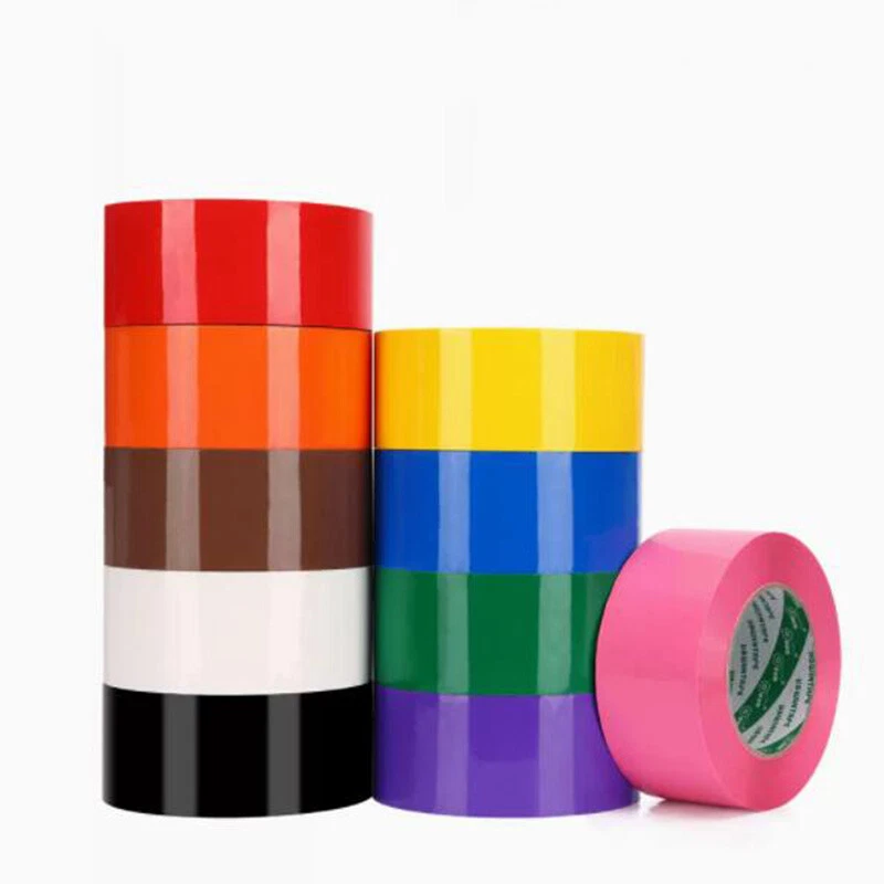 Cinta adhesiva de alta viscosidad de 145 m cinta de sellado de embalaje de cartón cinta colorida Foto 3 de 4