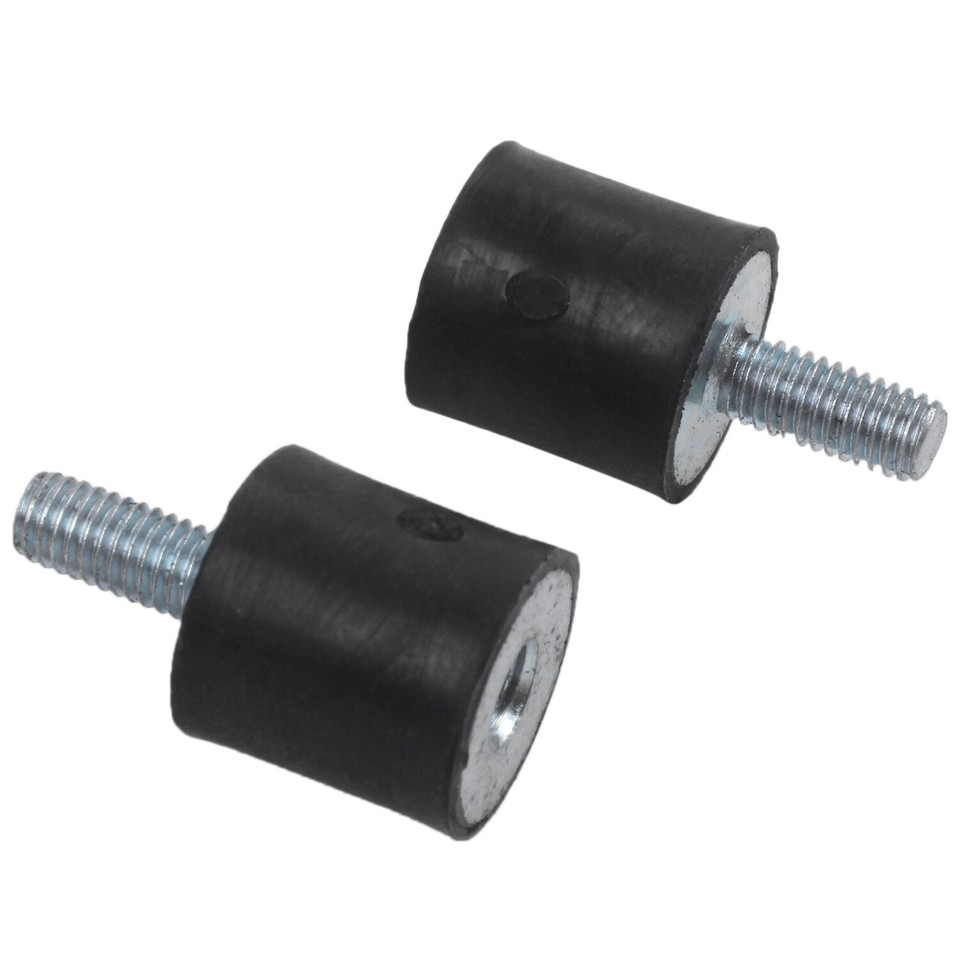 4Pcs M5 Männlich Weiblich Vibration Rubber Mounts Isolatoren 15Mm X