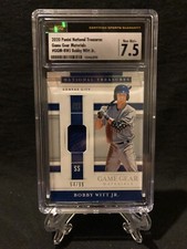 2020 Bobby Witt Jr /99 Panini NT Game Gear Materials Rookie Card RC CSG 7.5 📈🔥