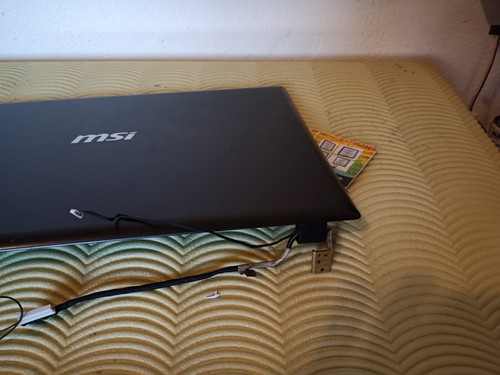 MSI GE620 COVER CORNICE CERNIERE FLAT WEBCAM COMPRESO LCD 15,6" - Afbeelding 2 van 6