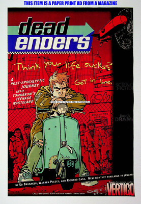 Dead Enders DC Vertigo Comics 2000 Trade Print Magazine Ad Poster ADVERT