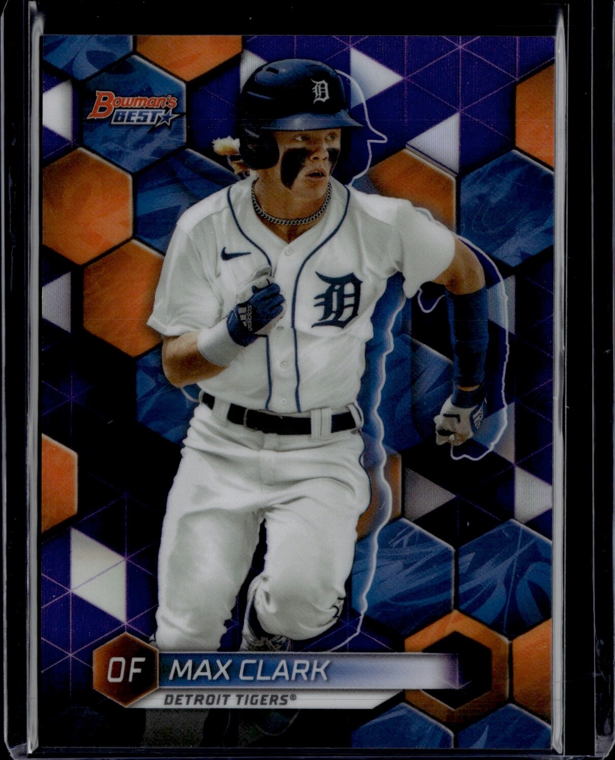 2023 Bowman's Best Baseball Max Clark TIGERS #TP-23 Purple Refractor 235/250